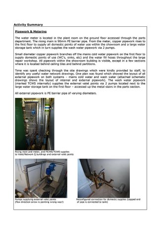water leak report sle water leak detection services h2o building services water leak report sle water leak detection services h2o building services