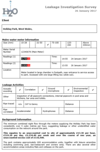 Leakage Investigation Survey