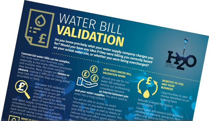 Water bill validation - H2O Building Services 